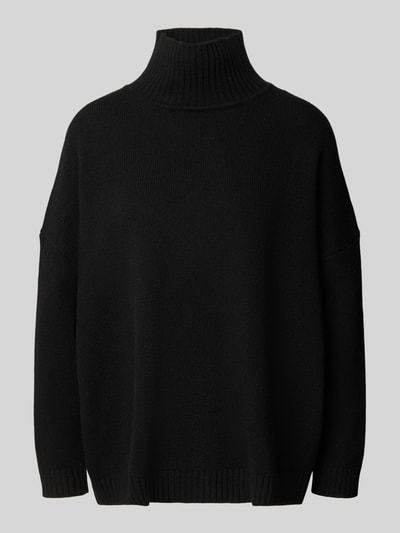 Weekend Max Mara Oversized Rollkragenpullover aus reiner Schurwolle Modell 'BORGIA' Black 2
