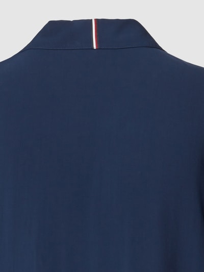 Tommy Hilfiger Góra od piżamy z wiskozy z detalem z logo model ‘WOVEN’ Granatowy 2