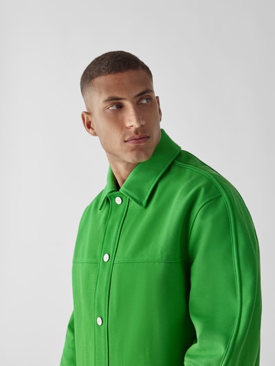 Jacquemus Jacke mit Umlegekragen Apfelgrün 3
