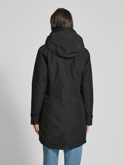 Didriksons Parka met ritszakken, model 'INDRA' Zwart - 5