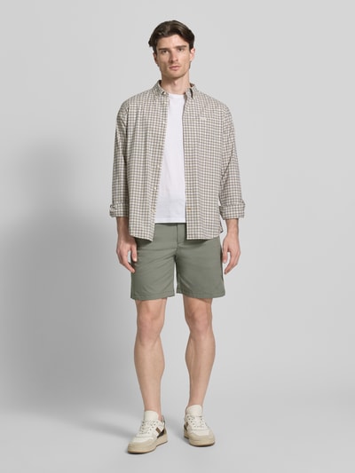BOSS Orange Regular Fit Chino-Shorts aus Baumwoll-Mix Schilf 1