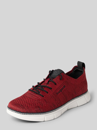 bugatti Sneaker mit Label-Details Modell 'Pasadena' Rot 1