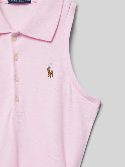 Polo Ralph Lauren Teens Polokleid mit Taillengürtel Pink 2