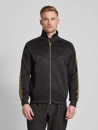 EA7 Emporio Armani Sweatjacke mit Stehkragen Black 4