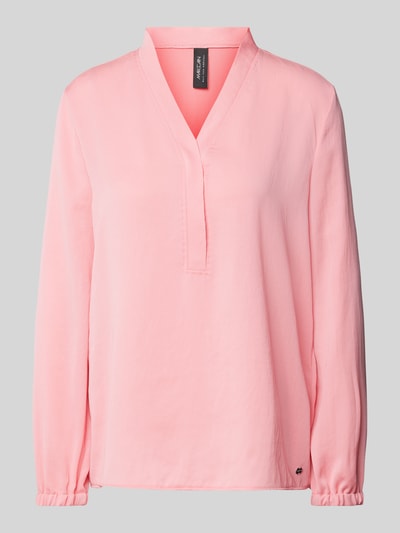 Marc Cain Blusenshirt mit V-Ausschnitt Pink 2