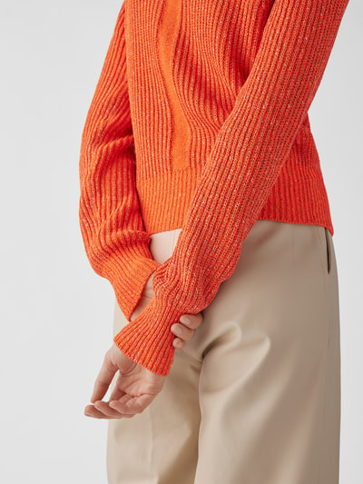 Helmut Lang Pullover mit Rundhalsausschnitt Orange 3