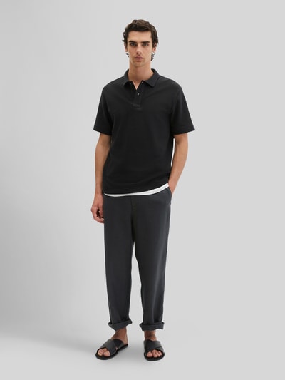 Marc O'Polo Regular Fit Poloshirt aus Baumwoll-Mix Black 1