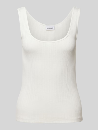 WEEKDAY Tanktop met ronde hals Wit - 2