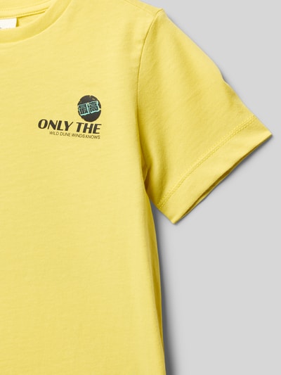 s.Oliver RED LABEL Regular Fit T-Shirt aus reiner Baumwolle Senf 2