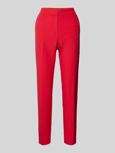 HUGO Skinny Fit Stoffhose mit Bügelfalten Modell 'Hagonia' Rot 2