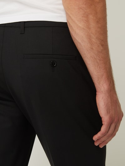 Drykorn Pantalon met scheerwol  Zwart - 3