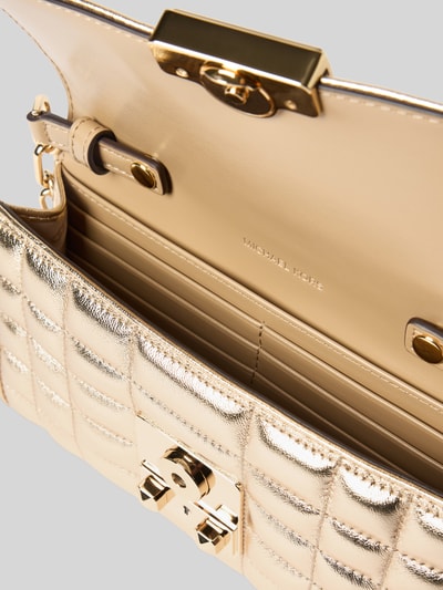 MICHAEL Michael Kors Handtasche mit Steppnähten Modell 'TRIBECA' Gold 5