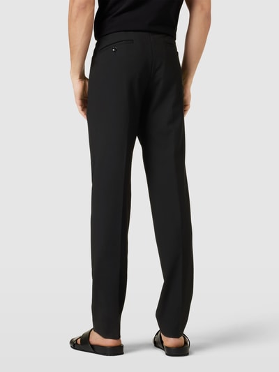 MANGO Slim Fit Anzughose mit Eingrifftaschen Modell 'boston' Black 5