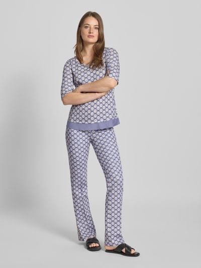 Marc Cain T-shirt met 1/2-mouwen Lavendel - 1