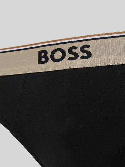 BOSS Slips mit Label-Bund im 3er-Pack Black 2