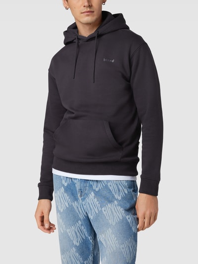 Blend Hoodie mit Label-Design Modell 'Downton' Marine 4
