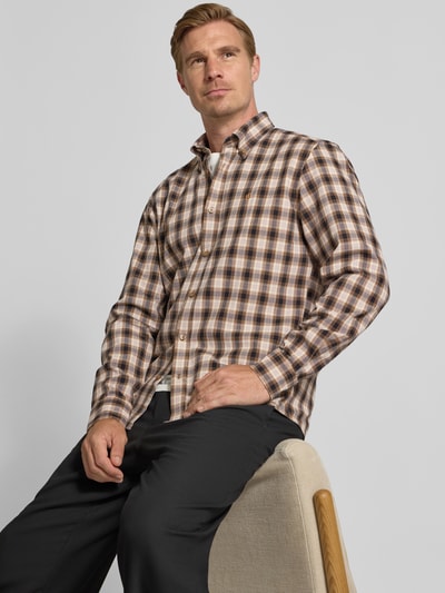 BOSS Regular Fit Freizeithemd aus reiner Baumwolle Modell 'LIAM' Beige 3