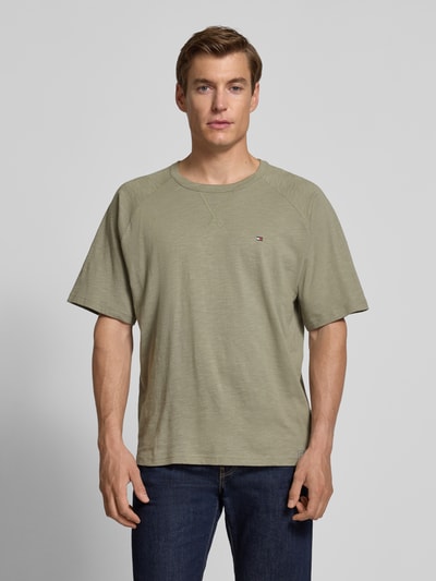 Tommy Hilfiger Relaxed Fit T-Shirt aus reiner Baumwolle Khaki 4