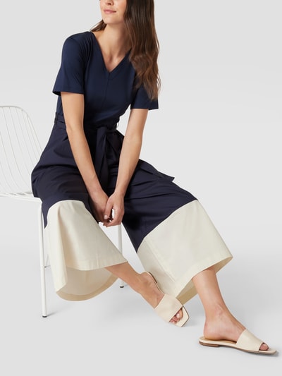 Weekend Max Mara Jumpsuit  aus Baumwolle Marine 1