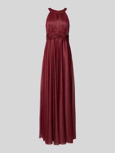 Jake*s Cocktail Abendkleid mit Raffungen Bordeaux 2