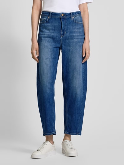 Raffaello Rossi Mom Fit Jeans mit verkürztem Schnitt Modell 'HANNI' Blau 4