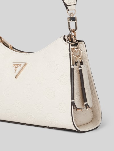 Guess Handtas met labeldetail, model 'CRESIDIA' Offwhite - 3