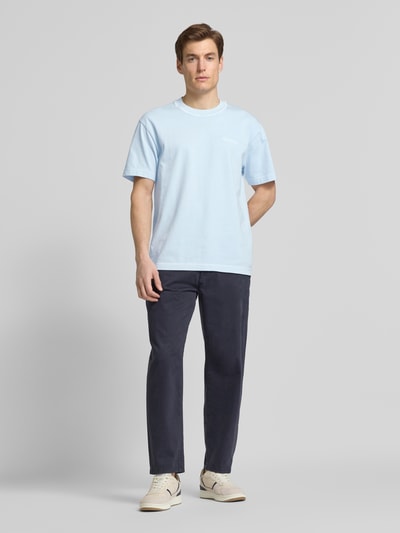 Marc O'Polo Regular Fit T-Shirt aus reiner Baumwolle Bleu 1