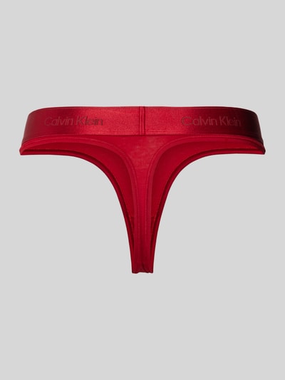 Calvin Klein Underwear String mit elastischem Logo-Bund Rot 3