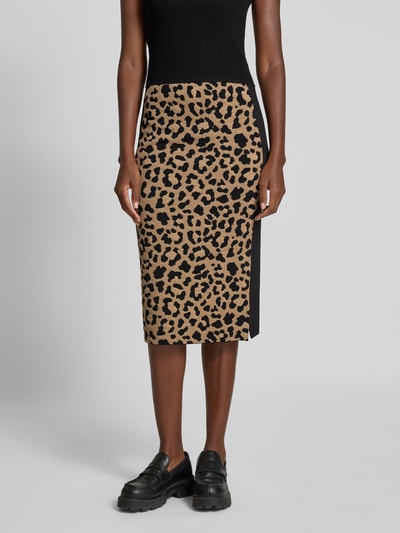 Marc Cain Midirock mit elastischem Logo-Bund Black 4