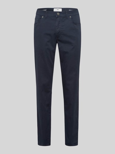 Brax Regular Fit Hose mit 5-Pocket-Design aus Baumwoll-Mix Modell 'Cadiz' Marine 2