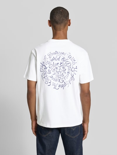 Scotch & Soda Oversized T-Shirt mit Logo-Stitching Weiss 5