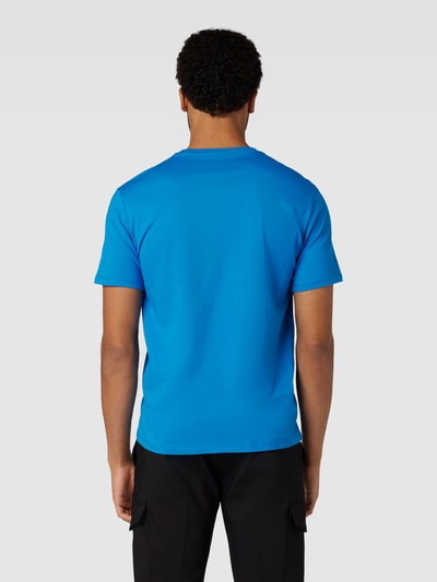 ARMANI EXCHANGE T-shirt met labelprint Koningsblauw - 5