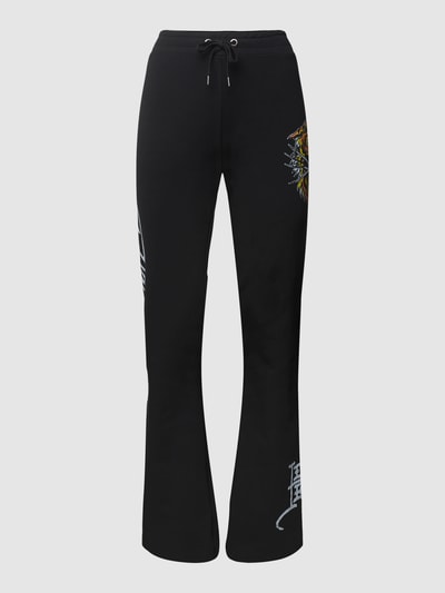 Ed Hardy Sweatpants met label- en motiefprint Zwart - 2