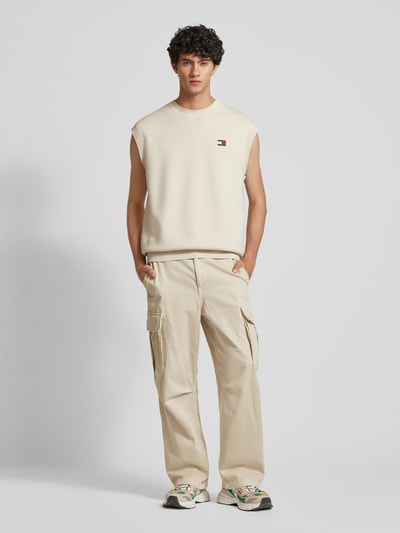 Tommy Jeans Cargohose mit Label-Detail Modell 'AIDEN' Beige 1