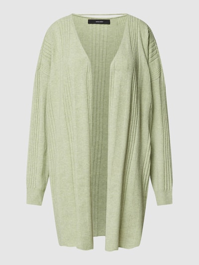 Vero Moda Gebreide cardigan met structuurmotief, model 'SAYLA' Mintgroen - 2