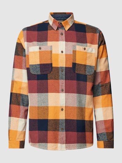 Tom Tailor Freizeithemd mit Tartan-Karo Orange 2