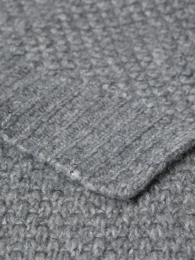 comma Sjaal met structuurmotief en pailletten Antraciet - 2