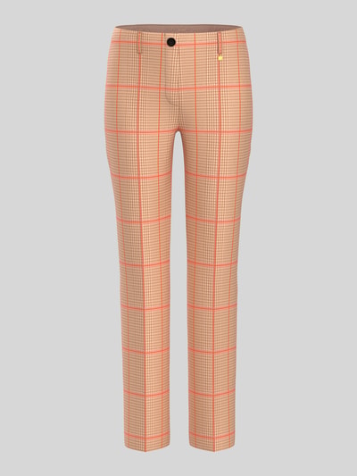 Marc Cain Smalle broek met kettingdetail Camel - 2