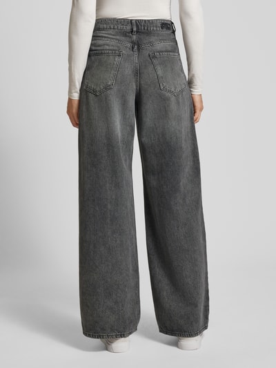 JAKE*S STUDIO WOMAN Wide leg jeans met bandplooien Middengrijs - 5