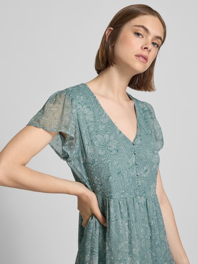 Only Regular Fit Chiffonkleid mit floralem Muster Modell 'AIDA ELISA LIFE' Schilf 3