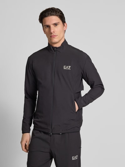 EA7 Emporio Armani Trainingsjack met opstaande kraag Zwart - 4