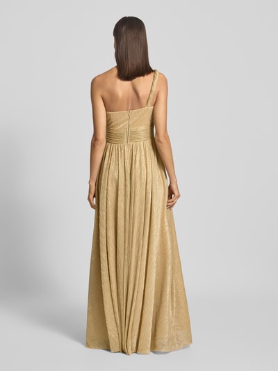 TROYDEN COLLECTION Abendkleid mit One-Shoulder-Träger Gold 5