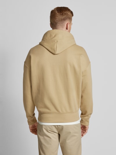 Polo Ralph Lauren Hoodie mit Label-Print Modell 'HEAVY' Khaki 5