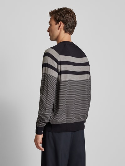 ARMANI EXCHANGE Strickpullover mit Rundhalsausschnitt Dunkelblau 5