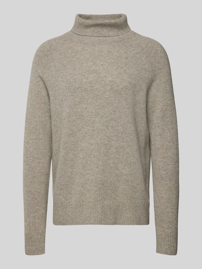 CK Calvin Klein Gebreide pullover van wol met labeldetail Antraciet - 2