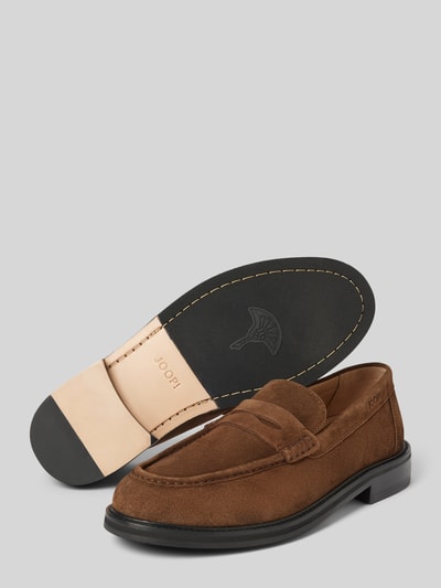 JOOP! SHOES Loafer mit strukturierter Sohle Modell 'velluto' Hellbraun 4