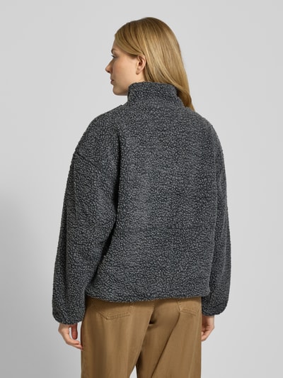 American Vintage Jack met teddybont, model 'HOKTOWN' Antraciet gemêleerd - 5