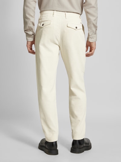 Tommy Hilfiger Regular fit broek met fijne corduroy Offwhite - 5