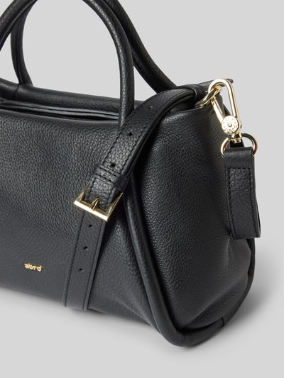 Abro Lederhandtasche mit Label-Applikation Modell 'WILLOW' Black 3