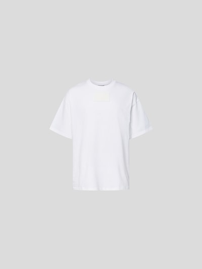 VTMNTS Oversized T-Shirt mit Label-Applikation Weiss 2